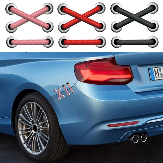 Creative 3D Patch Binding Strap Car Sticker
