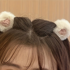 2pcs Cat Ears Hair Claw Mini Shark Claw Accessories Women