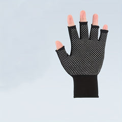 Anti Slip Half Finger Gloves for Outdoor Activities - 1 Pair