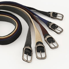 Elastic Canvas Wide Waistband Belt for Cargo Pants