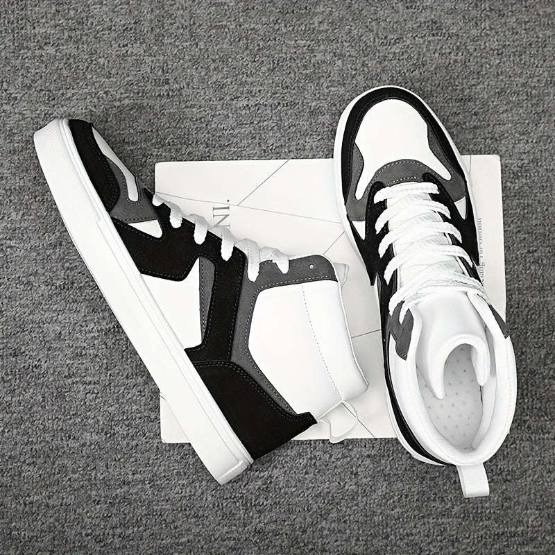 Men's High Top Lace Up Stylish Sneakers