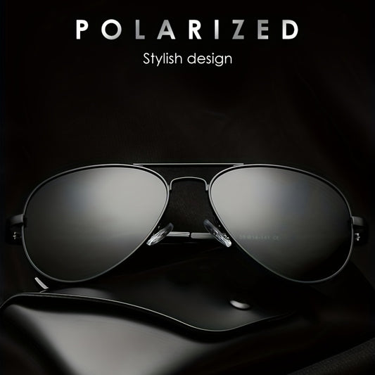 Men's Aviator Sunglasses Anti Glare UV Resistant
