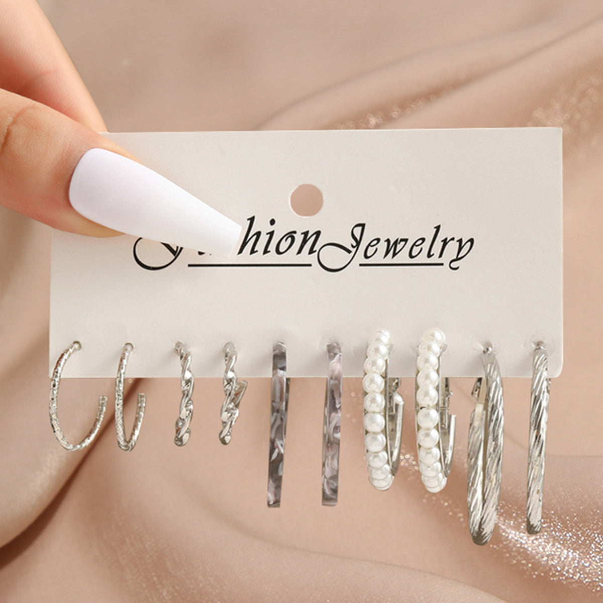 9 Styles Heart Butterfly Geometric Earrings Set Women's Jewelry