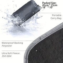 Waterproof Stadium Blanket Weatherproof Windproof Outdoor Blanket