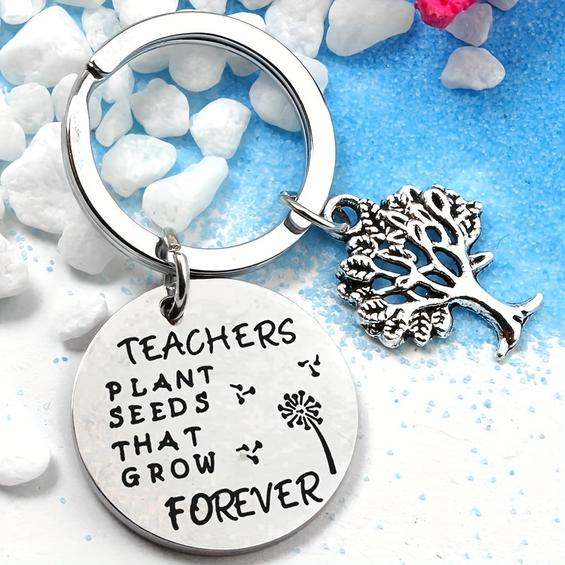 Stainless Steel Keyring Grateful Gift To Teachers