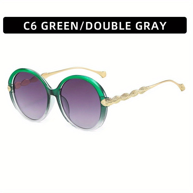 Women's Large Oval Sunglasses Summer Jelly Block Sun Shades UV400