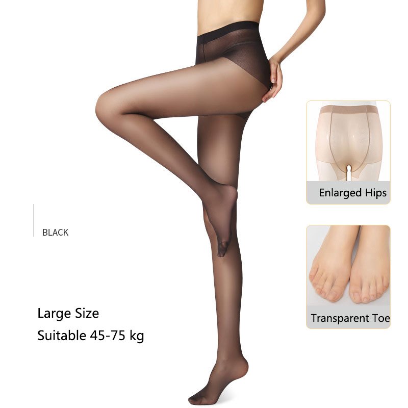 Sexy High Waist Sheer Pantyhose Anti-Snag Footed Stockings