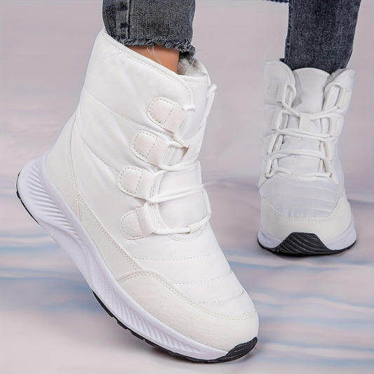 Women's Waterproof Snow Boots Comfortable Winter Warm High Top Outdoor Boots