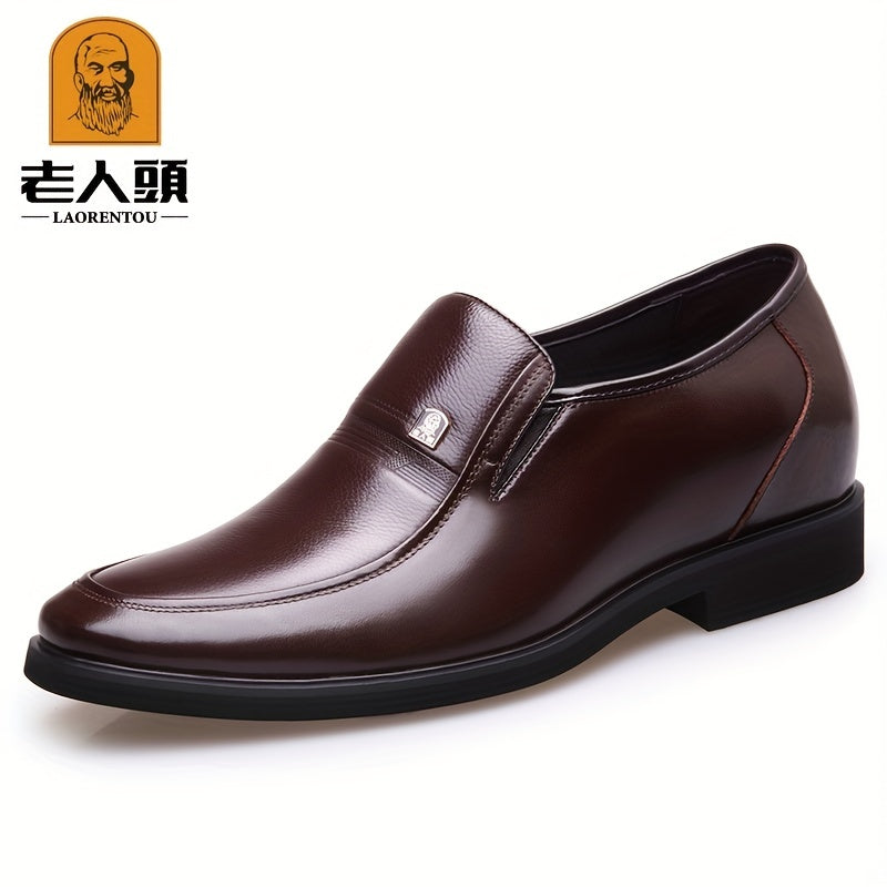 LAORENTOU Men's Leather Loafer Shoes Lightweight Casual Shoes
