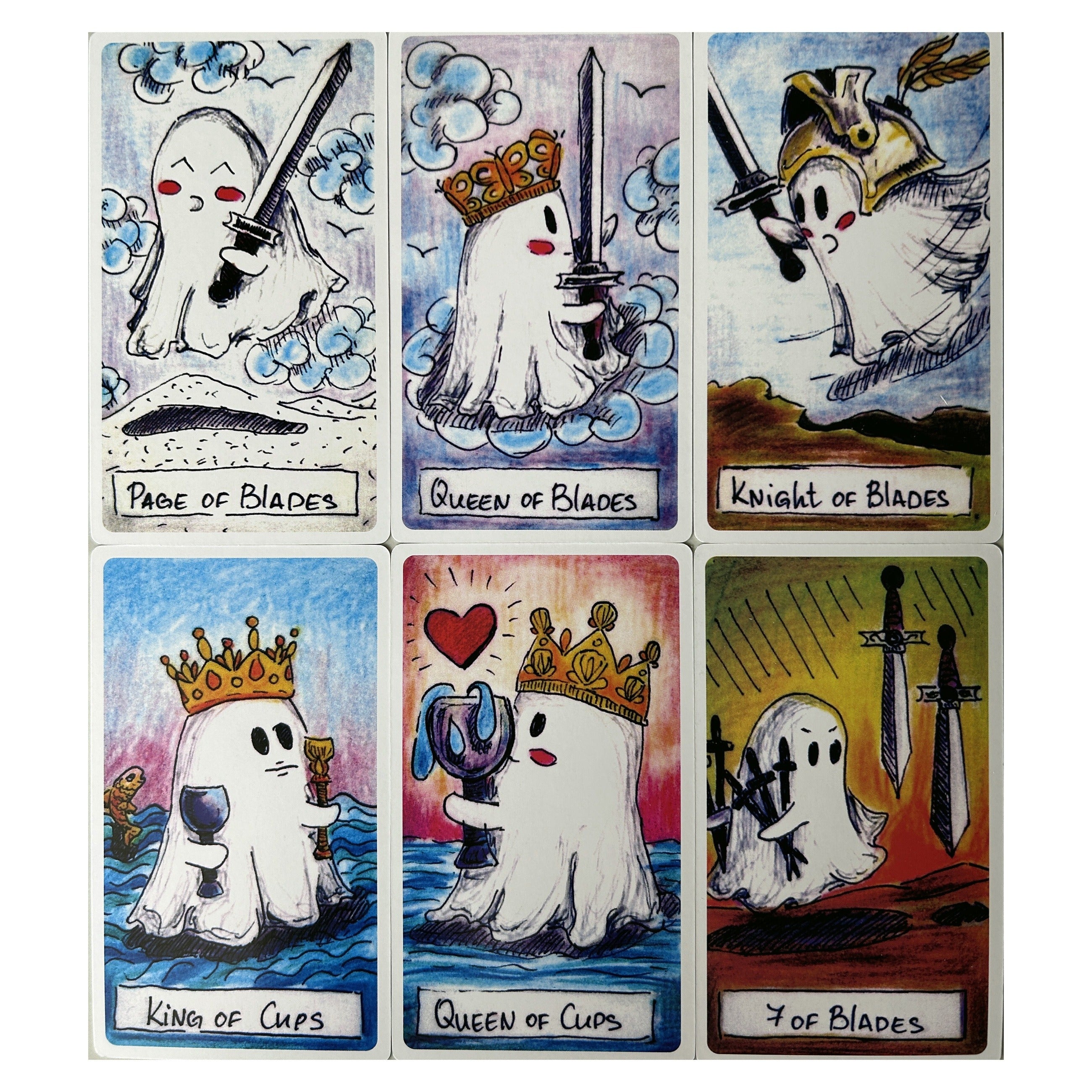 Ghost Tarot Cards With Guide Fate Divination Tarot Cards