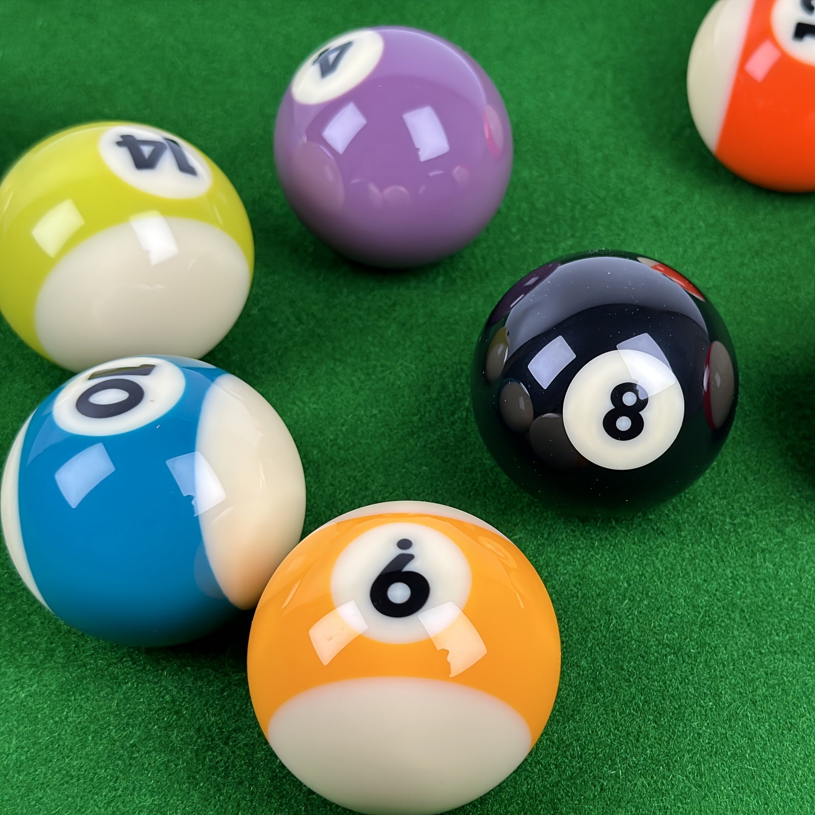 1pc Billiard Set With 16 Table Balls 2 1 4 Regulation Size Bright