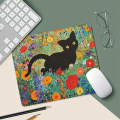 Tabby Cat Mouse Pad Square Mouse Pad Wireless Mouse Office Computer Mouse Pad