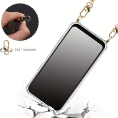 Metal Chain Watch Strap Mobile Phone Replacement Necklace Shoulder Strap