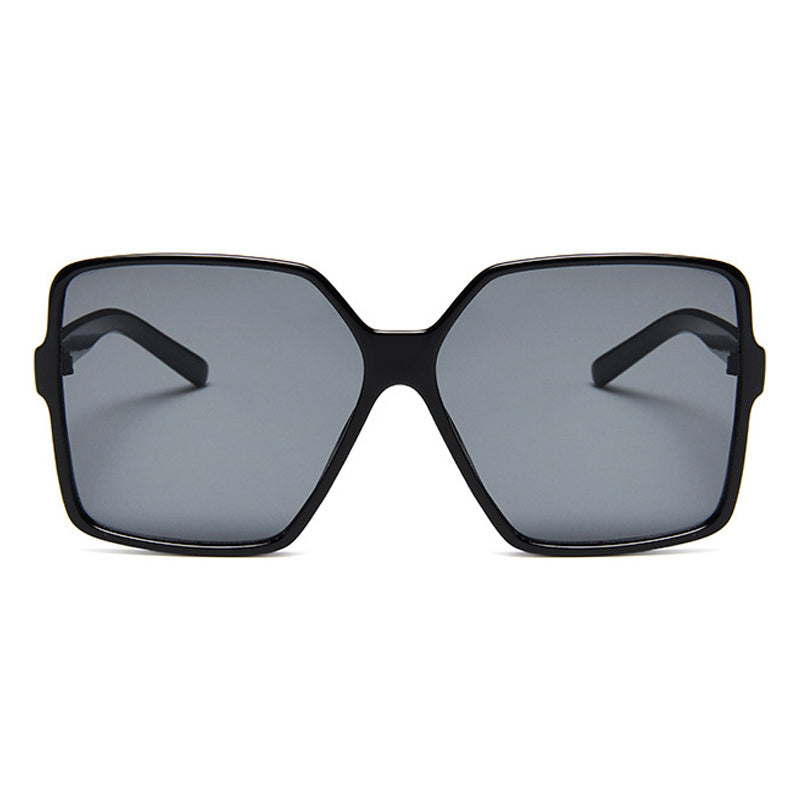 Oversized Polygon Sunglasses Plastic Frame