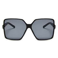 Oversized Polygon Sunglasses Plastic Frame