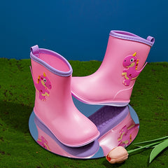 Unisex Dinosaur Pattern Rain Boots for Kids