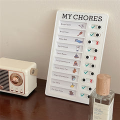 Portable DIY Sliding Routine Chart Daily Schedules & To Do Lists