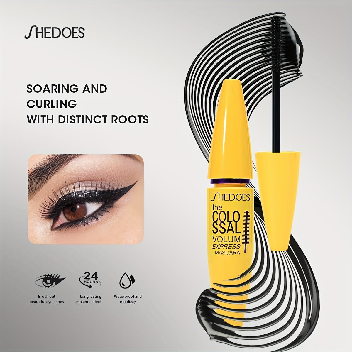 4D Mascara Thickening Lengthening Lashes Waterproof Smudge Proof