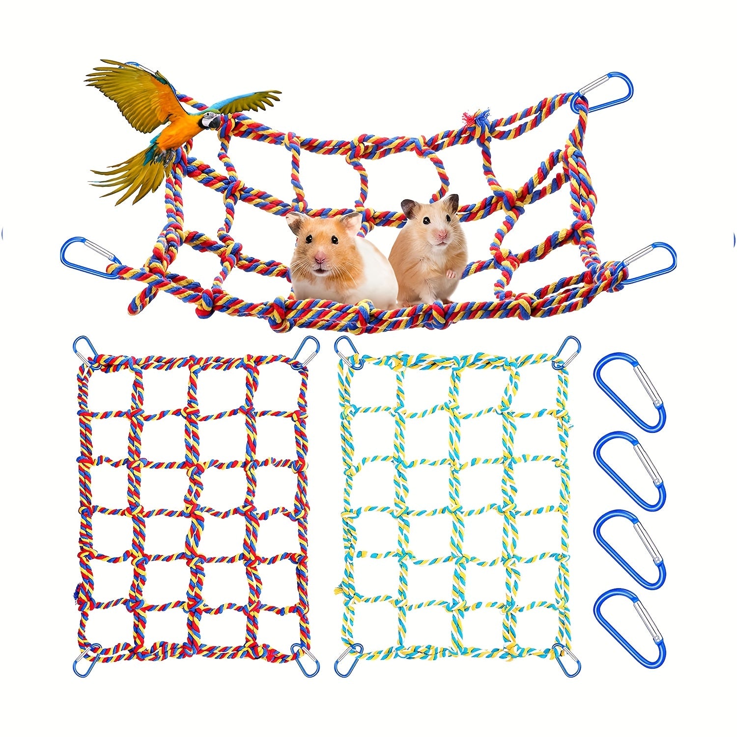 Woven Climbing Toy for Parrots - Ideal Playground for Your Bird