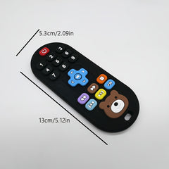 Cartoon Bear Silicone Remote Control Baby Teether Toy