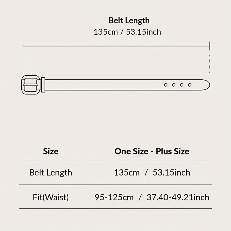  Wide PU Belt Square Buckle Women Coat Belt Dress Girdle