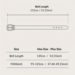  Wide PU Belt Square Buckle Women Coat Belt Dress Girdle