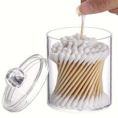 3 Pack Plastic Cotton Swab Ball Pad Holder Bathroom Organizer