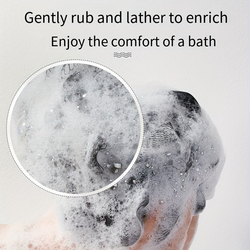 Bamboo Charcoal Bath Ball Mesh Sponge Shower Ball for Soft Skin