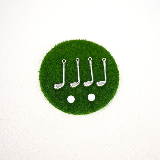 Micro Golf Scene Ornament Dollhouse Accessories Mini Landscape Souvenirs