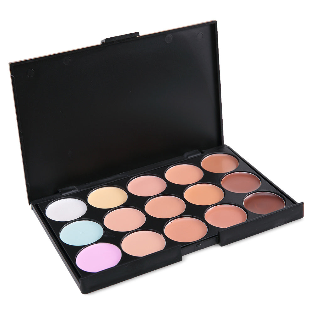 Pro 15 Colors Contouring Kit Cream Concealer Makeup Palette