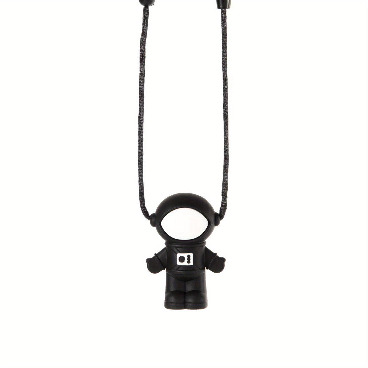 Planet Spaceman Silicone Chewing Pendant Baby Teething Sensory Necklace