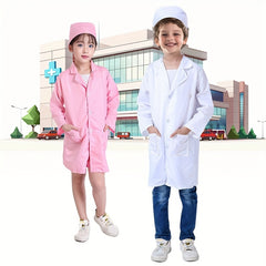 Kids Doctor Dress Up Set with Top and Hat