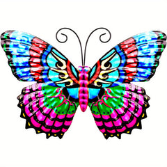 4pcs 3D Metal Butterfly Wall Decor 7.5'' Home Garden Bedroom Wedding Party Decor