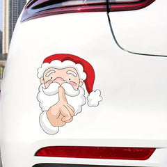 Christmas Festive Santa Claus Car Sticker