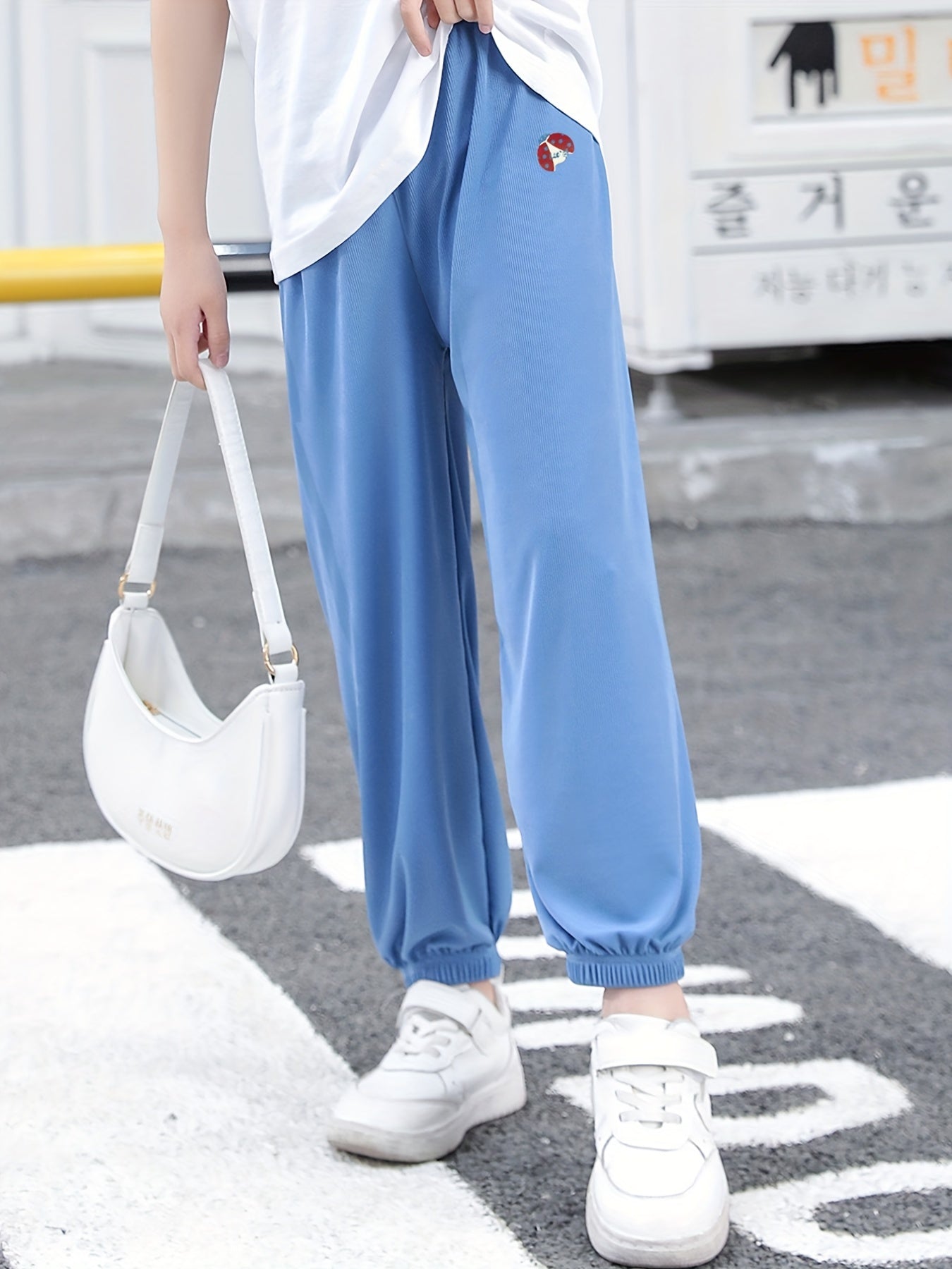 Insect Print Boys Casual Long Pants for Spring and Autumn Kids Clothing