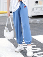 Insect Print Boys Casual Long Pants for Spring and Autumn Kids Clothing
