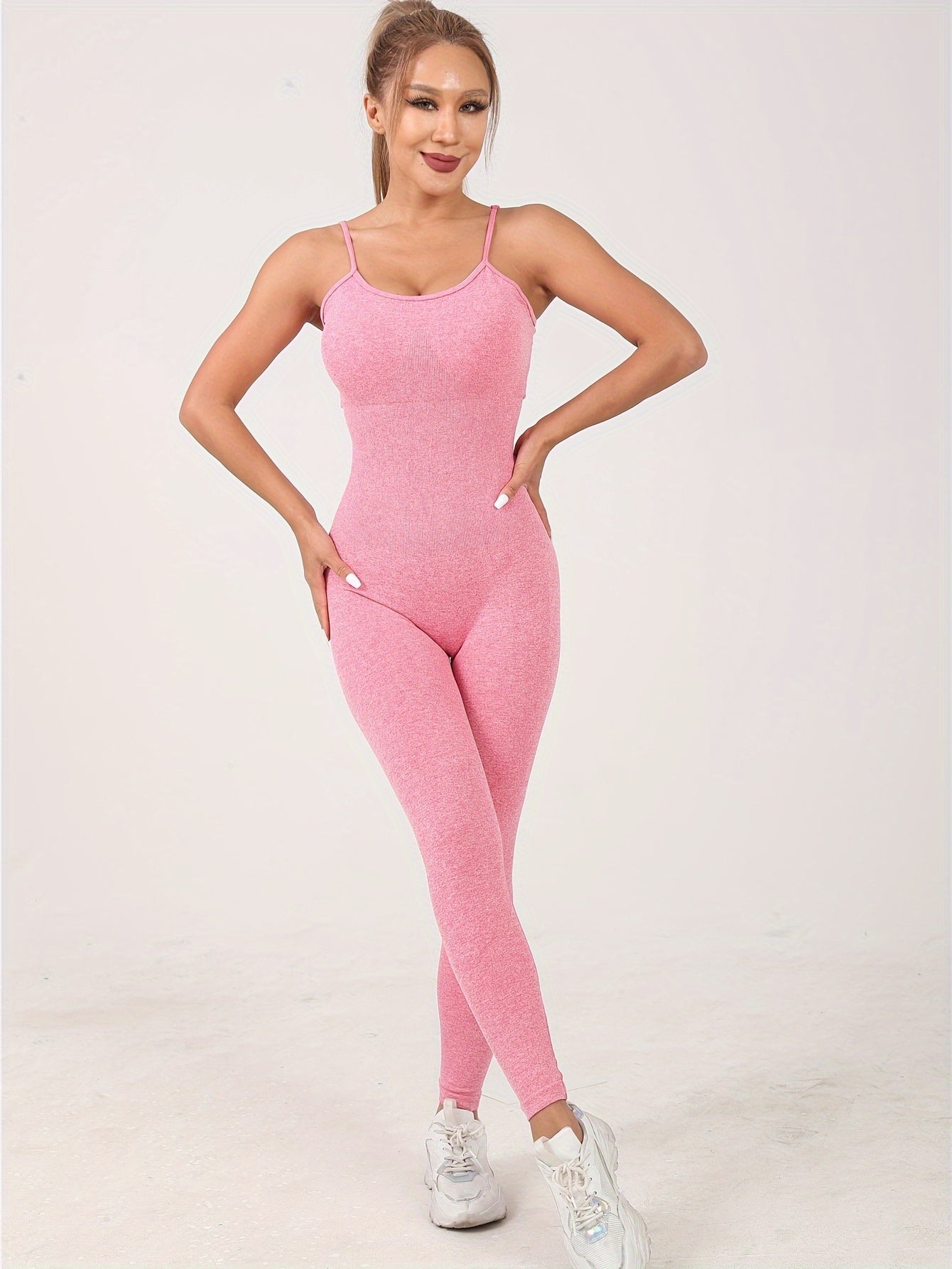 Sleeveless Sports Jumpsuit Quick Drying Yoga Bodysuit Women's Activewear