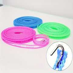 Portable Non-slip Clothesline Rope for Camping and Household Use