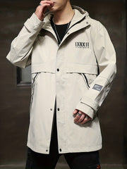 Men's Cotton Padded Coat Thermal Hooded Jacket