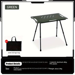 Folding Aluminum Table for Outdoor Camping