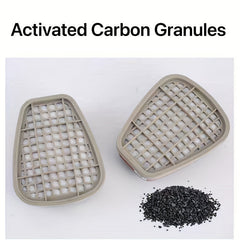 2pcs 6001 Filter Box for 6200 6800 7502 FF402 Respirator