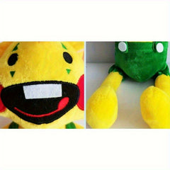 Yellow & Green Long Eared Rabbit Plush Toy, Soft Stuffed Animal for Kids