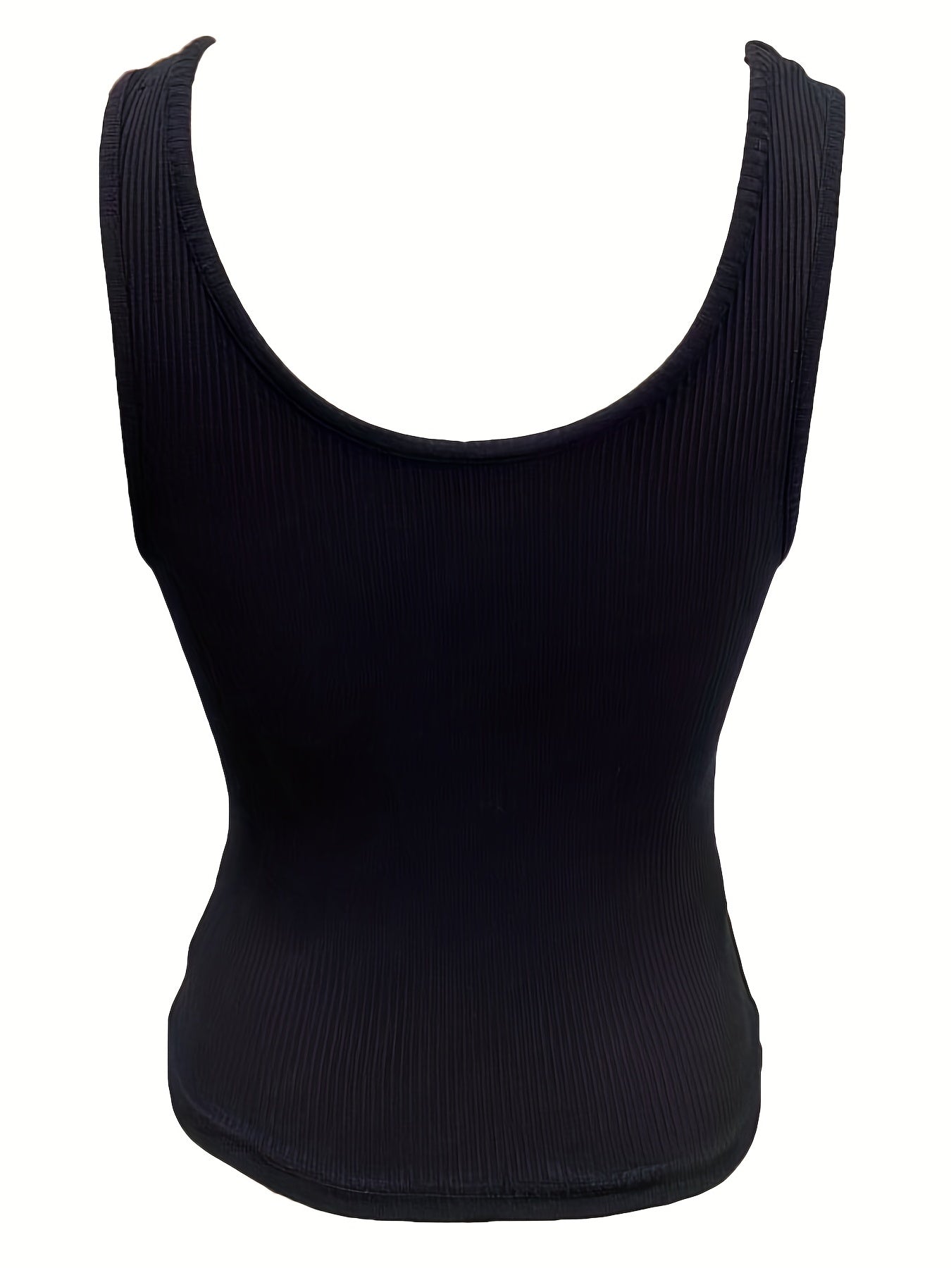Beaded Crew Neck Tank Top Sexy Sleeveless Summer Women's Clothing