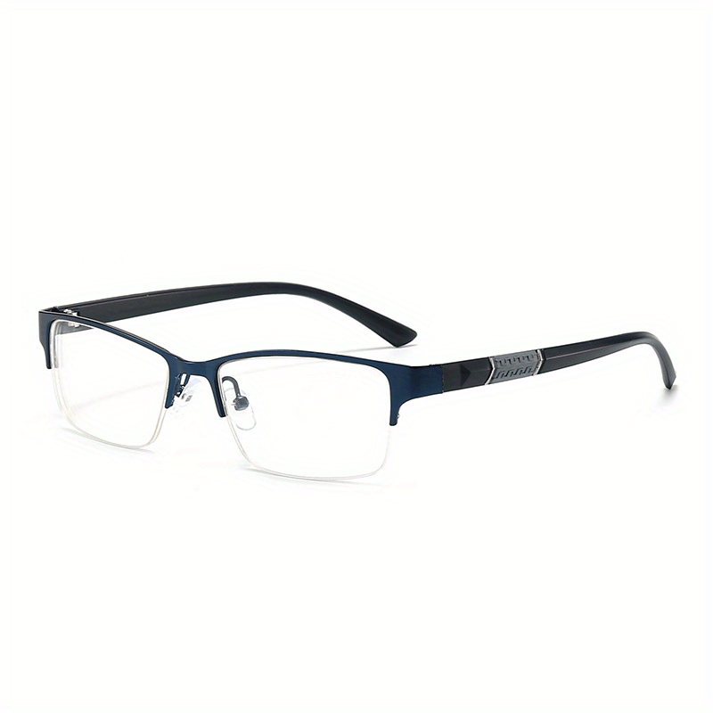 HD Semi Rimless Reading Glasses with Case