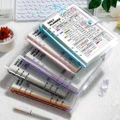 Soft Mesh Binder with 240 A5 Pages - Waterproof & Detachable Spiral Binding