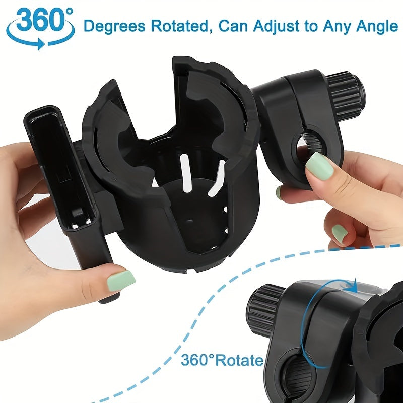 Universal Stroller Cup Holder with Phone Holder
