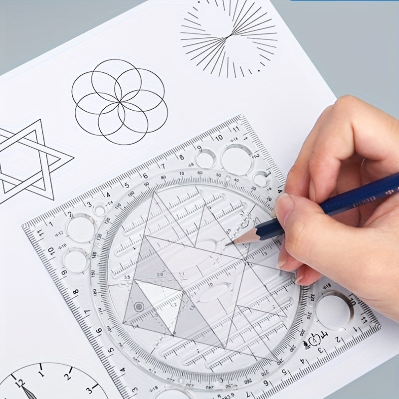 Multifunctional Ruler for Perfect Geometric Shapes