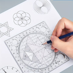 Multifunctional Ruler for Perfect Geometric Shapes