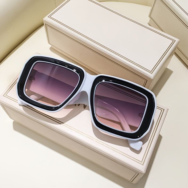 Men's Vintage Rectangle Sunglasses