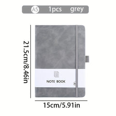 Mini Pocket Notebook with Pen Holder A6 A7 A5 Sizes